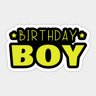 Birthday Boy Sticker